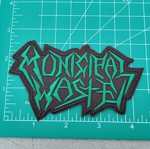 2/$10 Municipal Waste Black and Green Patch